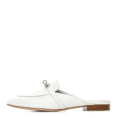 Hermes Calfskin Oz Mules 41 White 1 of 8