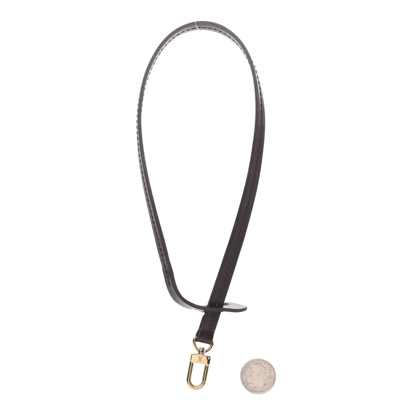 Calfskin Pochette Accessories Strap Brown