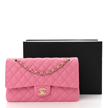 Chanel Caviar Quilted Medium Double Flap Pink 12 of 12