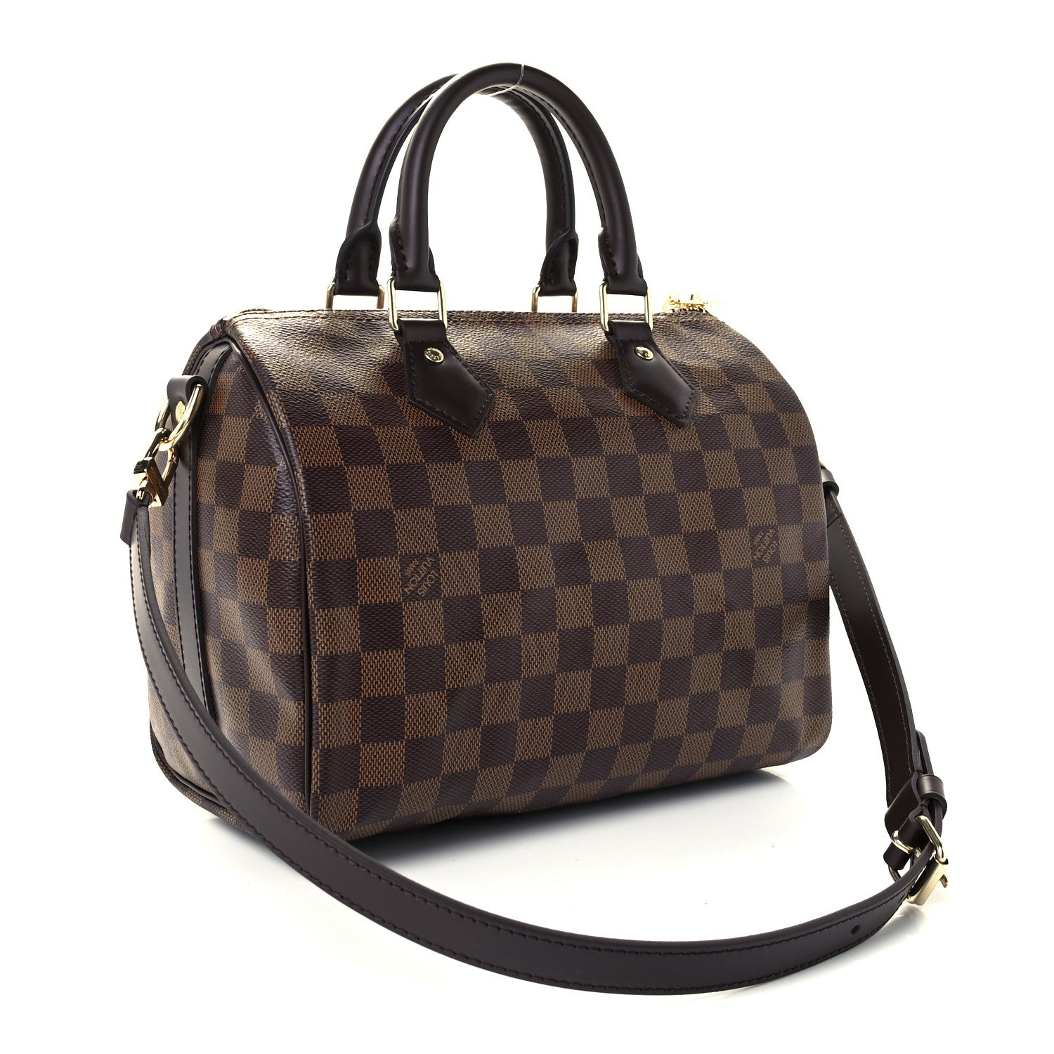 Louis Vuitton Damier Ebene Speedy Bandouliere 25 3 of 10