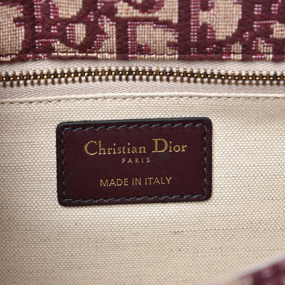 Christian Dior Oblique DiorAddict Flap Bag Burgundy 6 of 9
