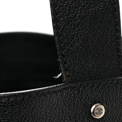 Chanel Goatskin Perforated Large CC Tote Black 14 of 16