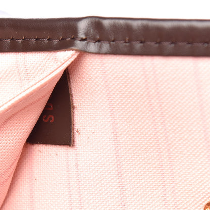 Louis Vuitton Damier Ebene Neo Neverfull MM Rose Ballerine 9 of 15