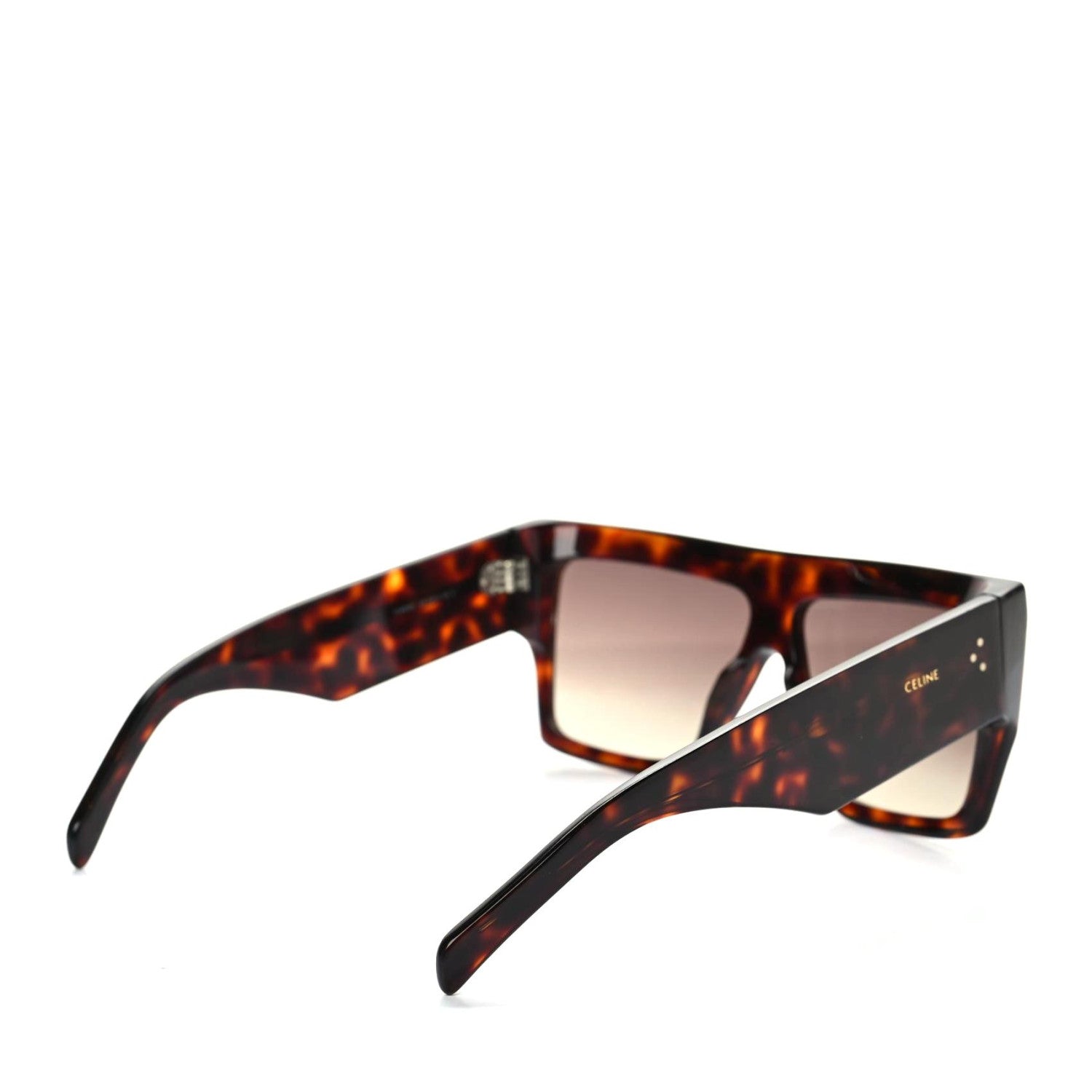 Celine Acetate Rectangular Sunglasses Dark Havana 5 of 7