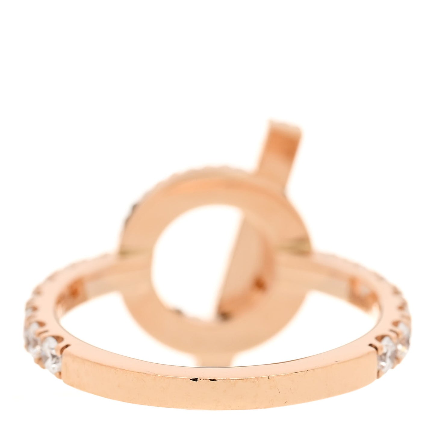 18K Rose Gold Diamond Finesse Ring 48 4.5
