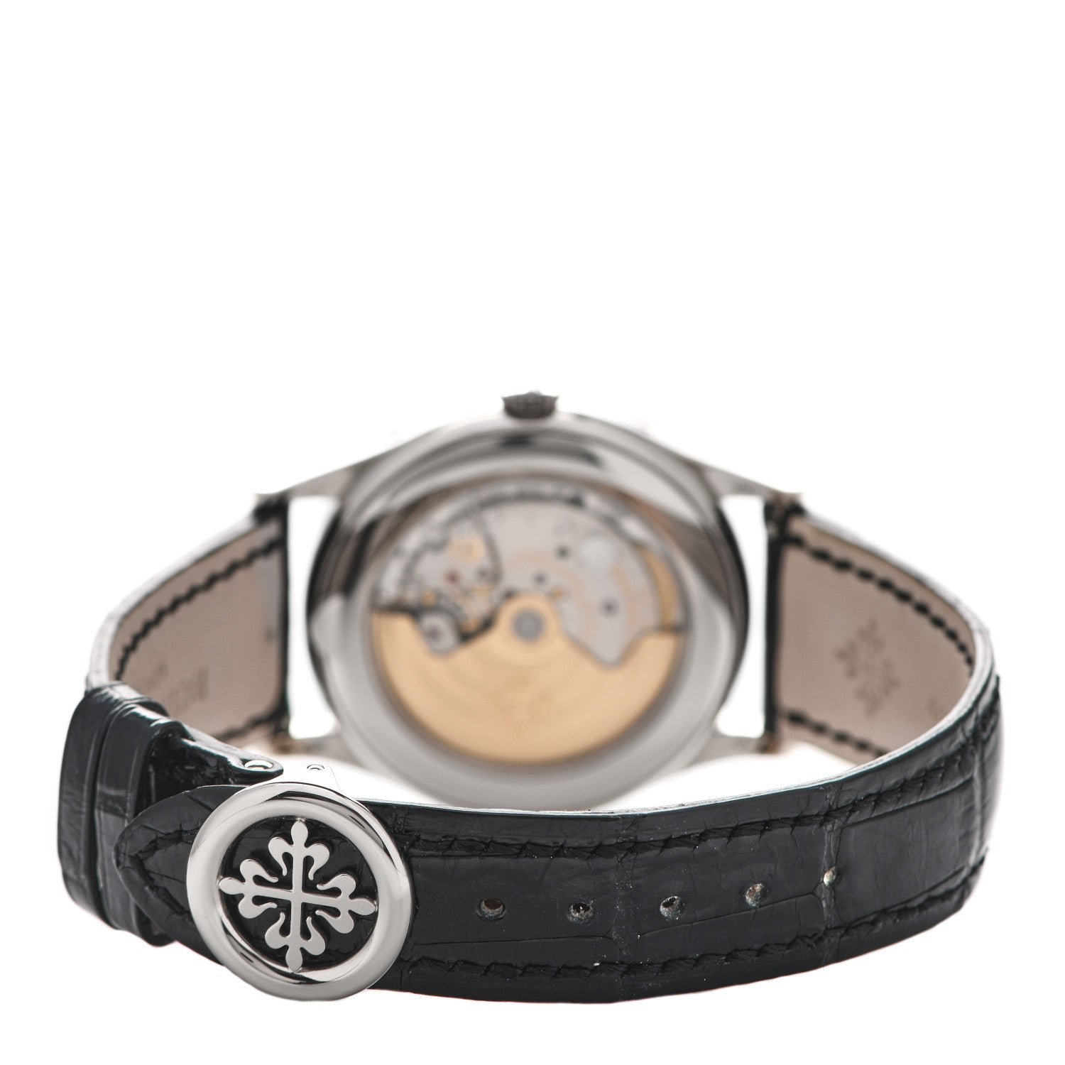 Patek Philippe 18K White Gold Crocodile Annual Calendar Moonphase Automatic Watch 5396G-011 3 of 5