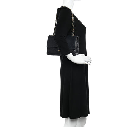 Chanel Lambskin Quilted Medium Double Flap Black 2 of 14