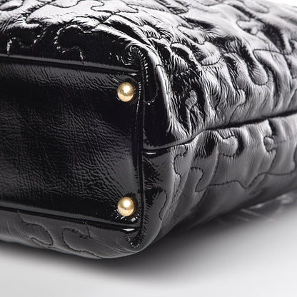 Chanel Crackled Patent Puzzle Tote Black 9 of 9
