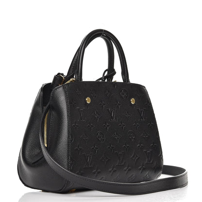 Louis Vuitton Empreinte Montaigne BB Black 4 of 9