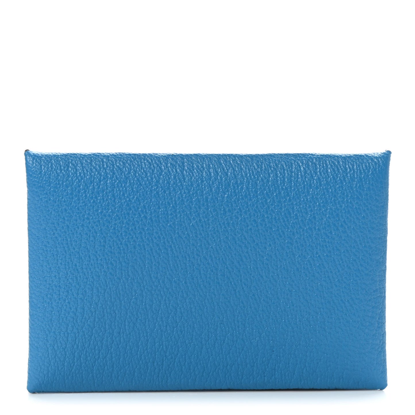 Chevre Mysore Verso Calvi Card Case Bleu Frida Cuivre