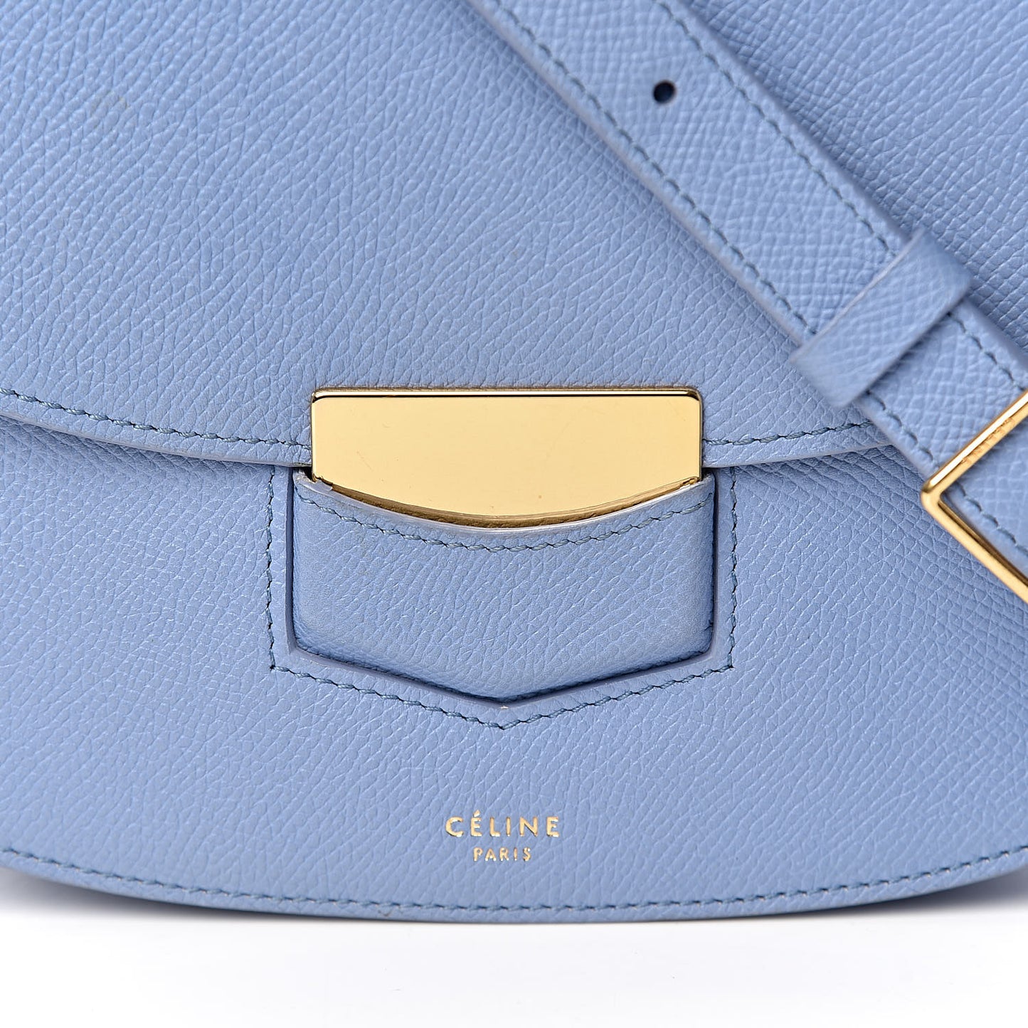 Grained Calfskin Compact Trotteur Porcelain