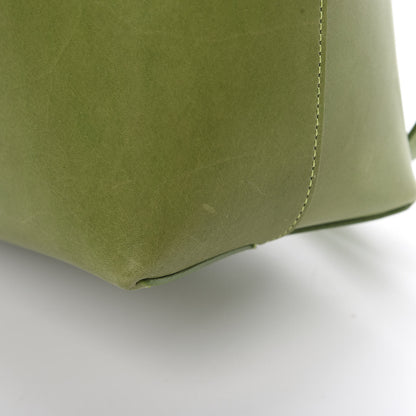 Mansur Gavriel Vegetable Tanned Calfskin Mini Bucket Bag Verde Raw 20 of 22