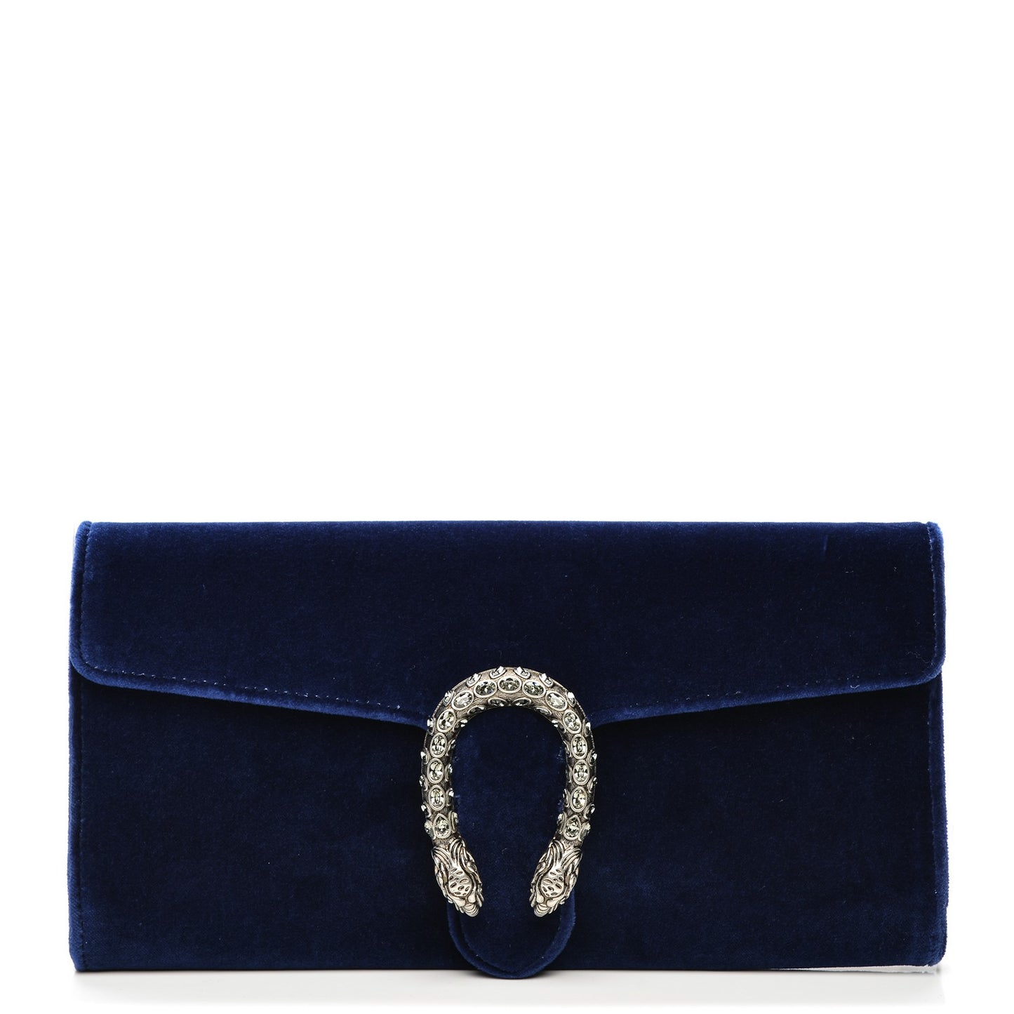 Velvet Dionysus Clutch Cobalt