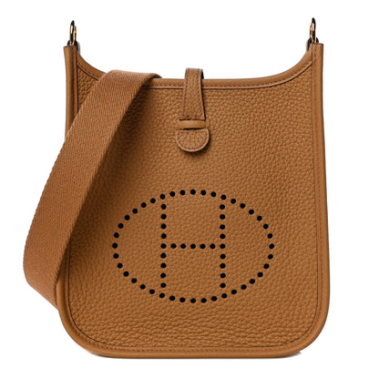 Hermes Taurillon Clemence Evelyne TPM Biscuit 1 of 10