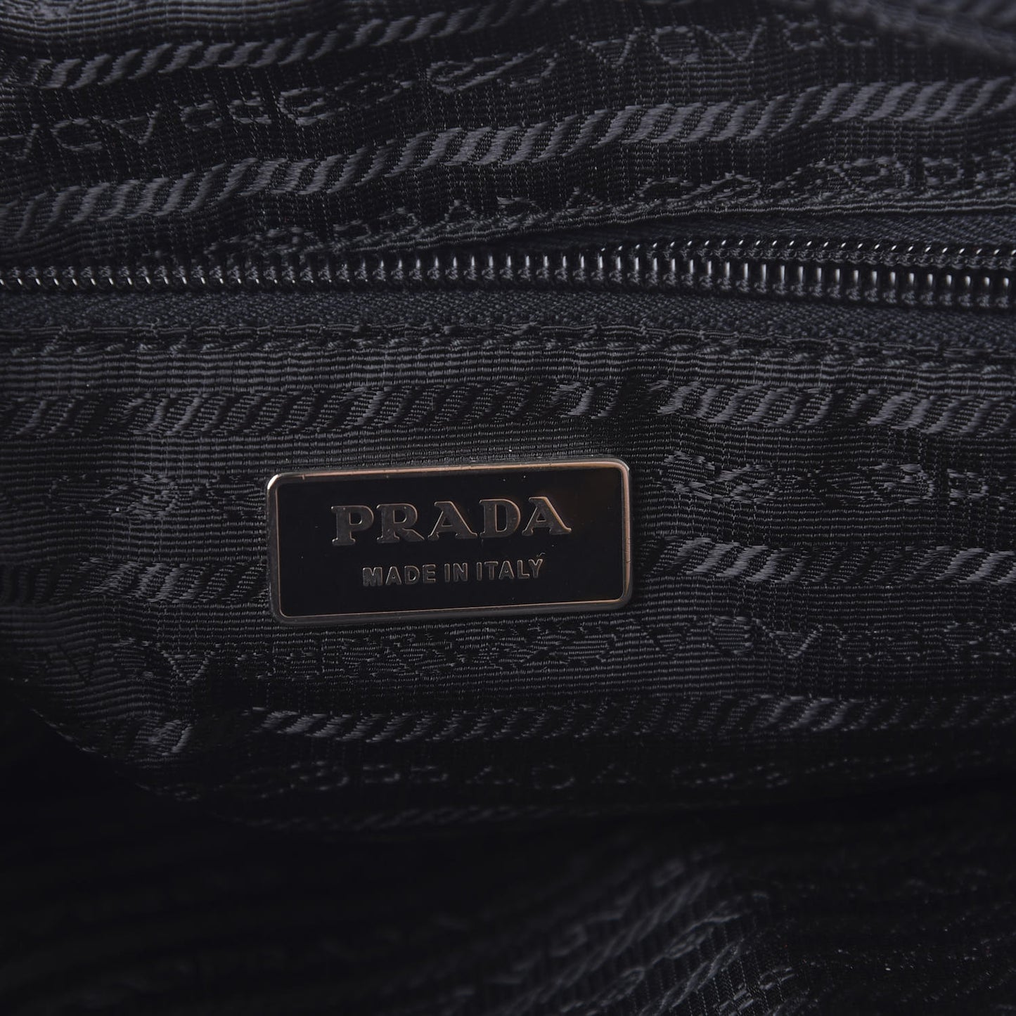 Tessuto Nylon Saffiano Belt Bag Black