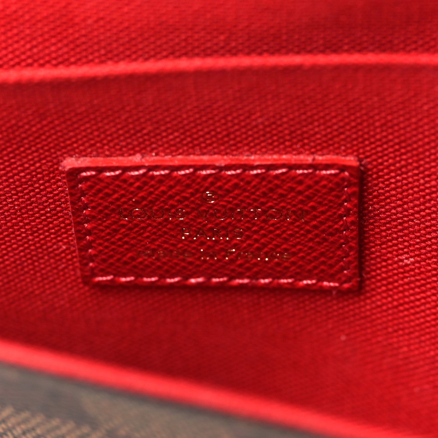 Louis Vuitton Damier Ebene Pochette Felicie Chain Wallet 7 of 9