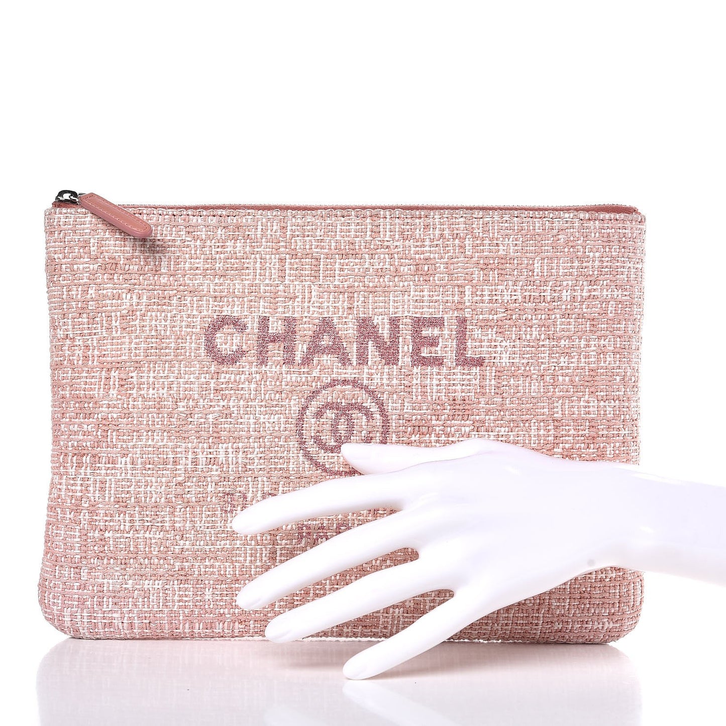 Canvas Small Deauville Pouch Pink