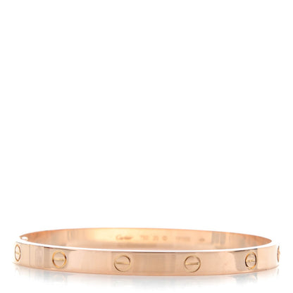 Cartier 18K Pink Gold LOVE Bracelet 20 1 of 5