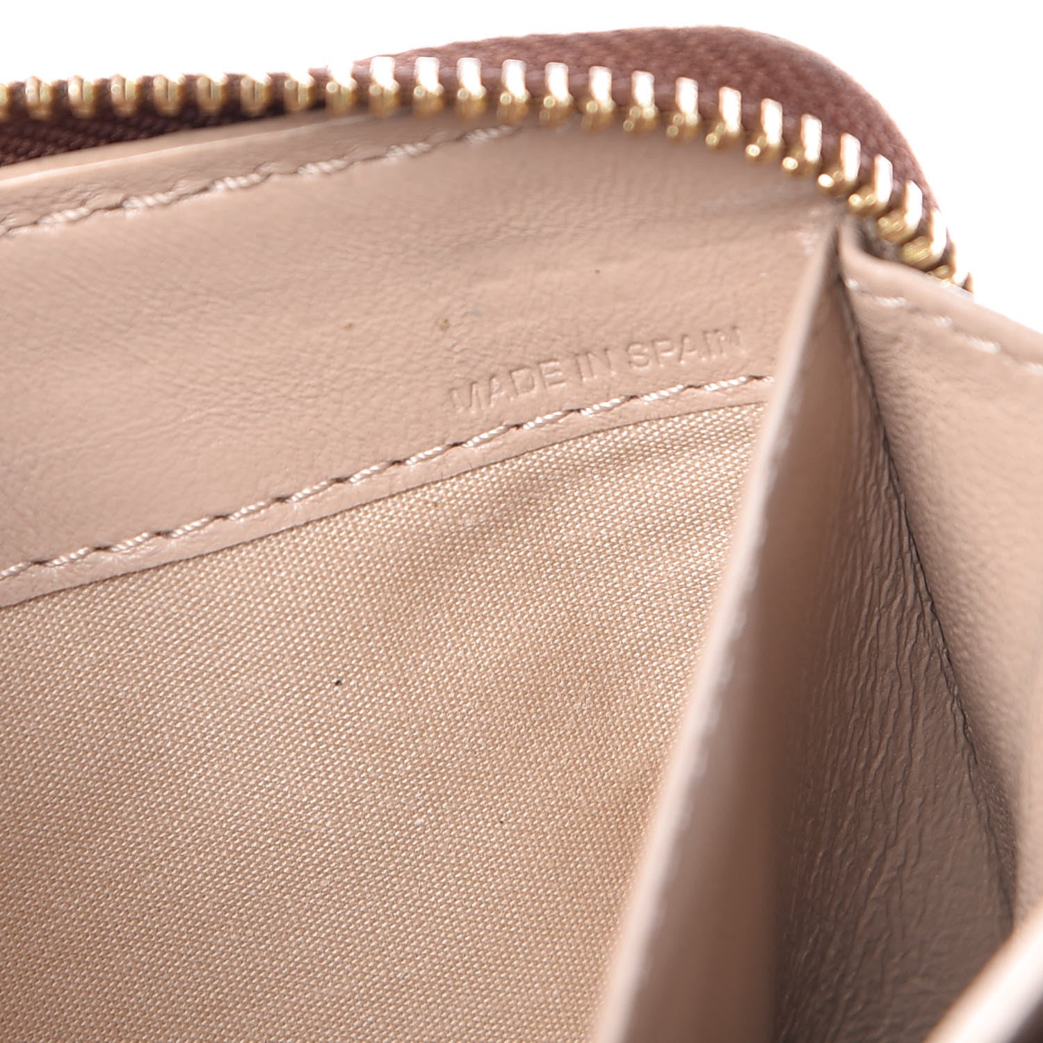 Chloe Grained Calfskin Marcie Long Zip Around Wallet Tan 8 of 18