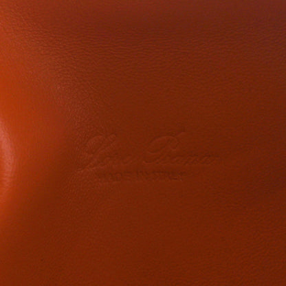 Loro Piana Grained Calfskin L19 Extra Pocket Pouch Cinnamon Orange 6 of 8