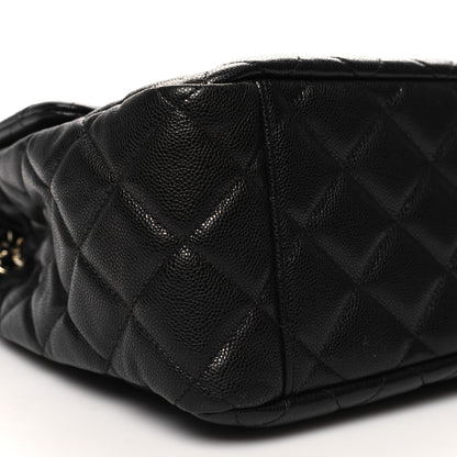 Chanel Caviar Quilted XXL Travel Flap Bag Black 9 of 12