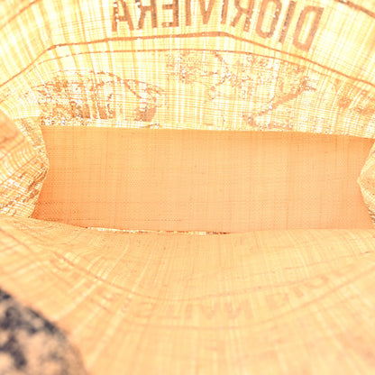 Christian Dior Straw Dioriviera Tote Blue 5 of 8