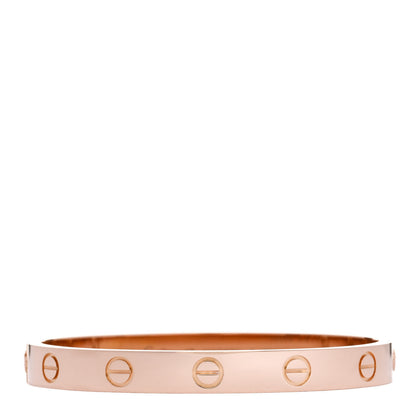 Cartier 18K Pink Gold LOVE Bracelet 15 1 of 9