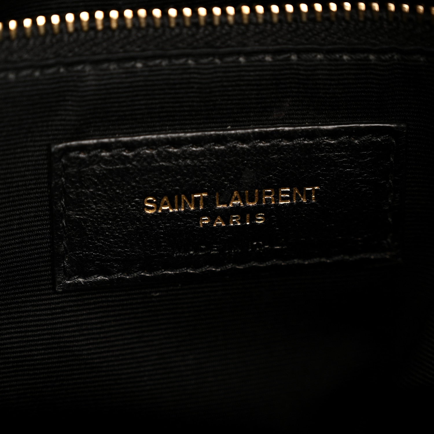 Saint Laurent Lambskin Quilted Small Loulou Puffer Monogram Chain Satchel Black 6 of 13
