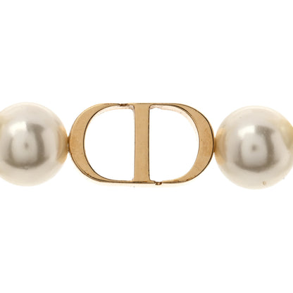 Christian Dior Pearl 30 Montaigne Choker Necklace Gold 4 of 5
