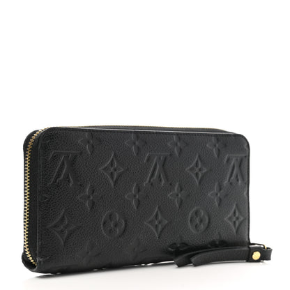 Louis Vuitton Empreinte Zippy Wallet Black 3 of 8