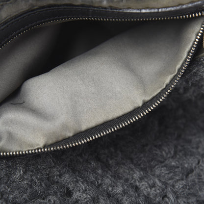 Fendi Woven Knit Baguette Grey 8 of 14