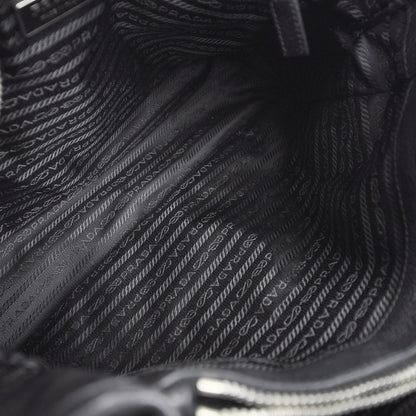 Prada Vitello Daino Shoulder Bag Nero Black 7 of 9