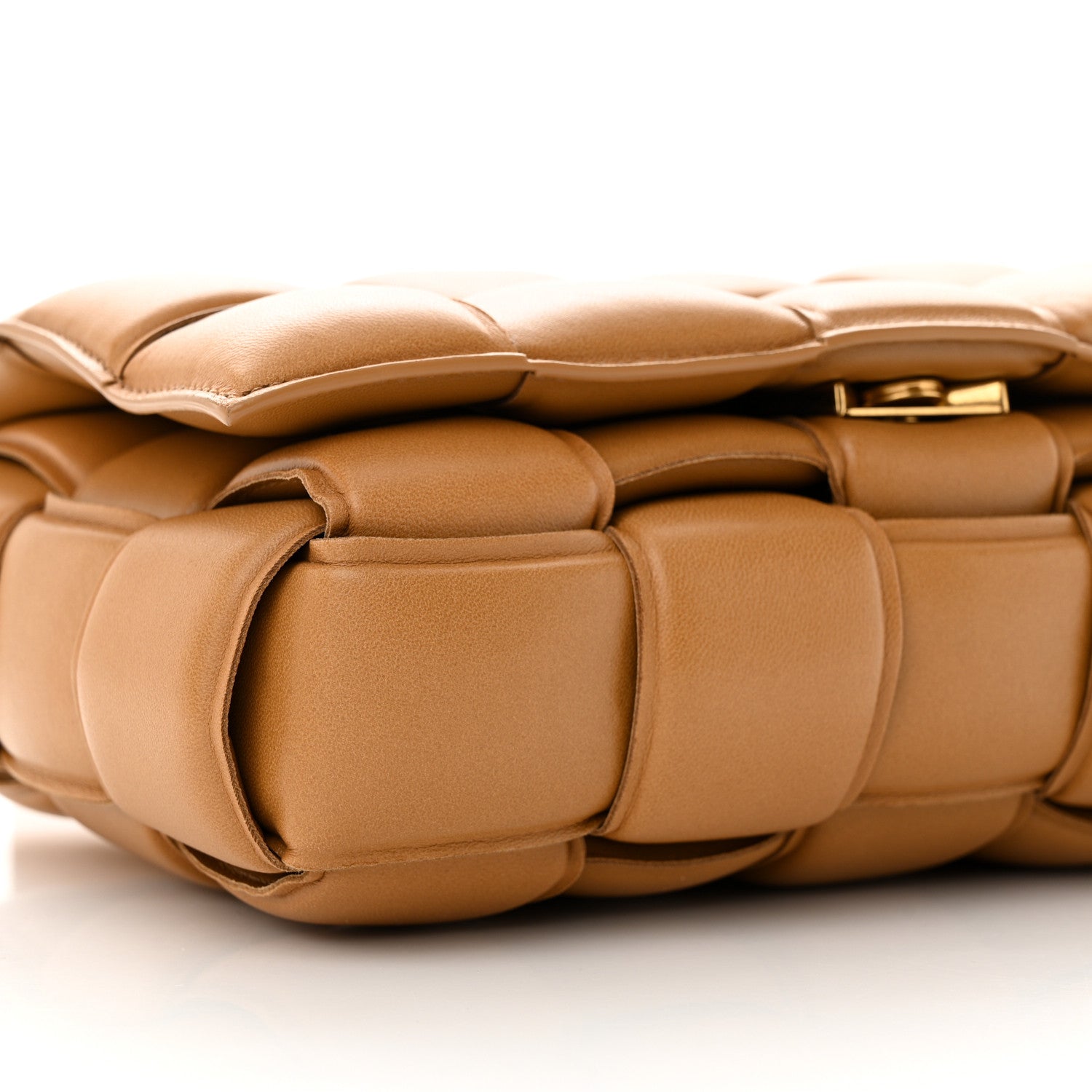 Bottega Veneta Nappa Maxi Intreccio Padded Cassette Crossbody Bag Caramel 8 of 10