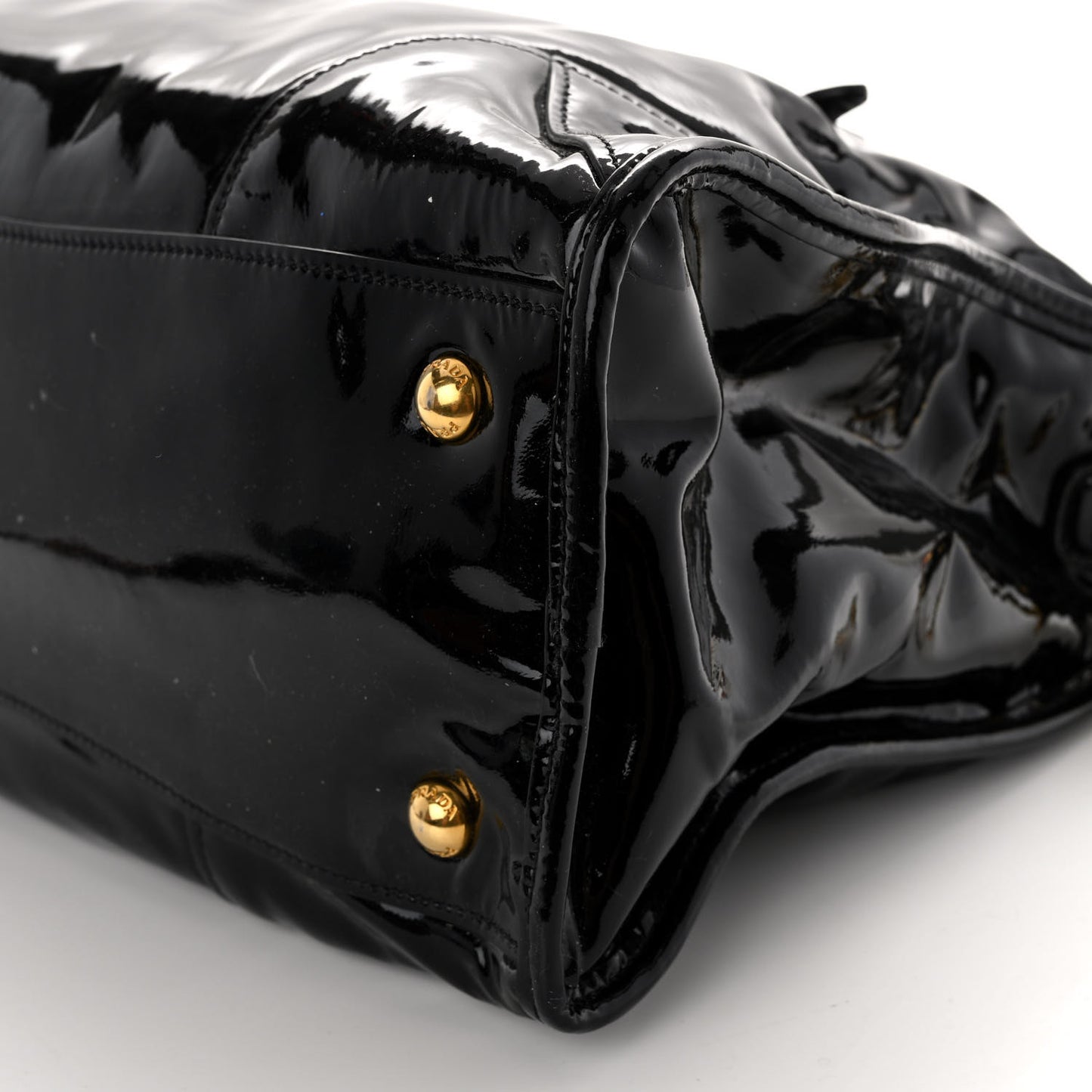Vernice Shopping Satchel Black