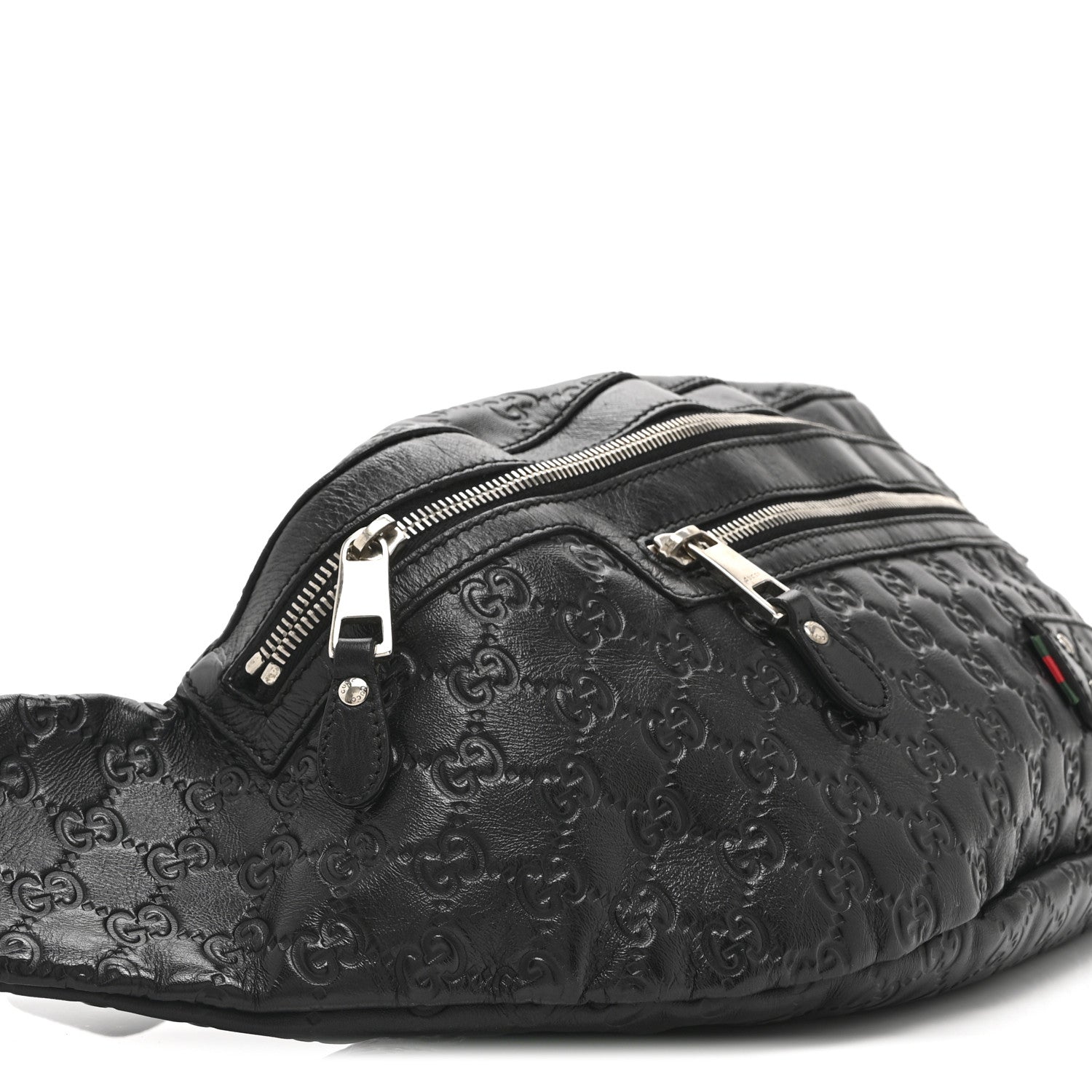 Gucci Guccissima Web Belt Bag Black 10 of 12