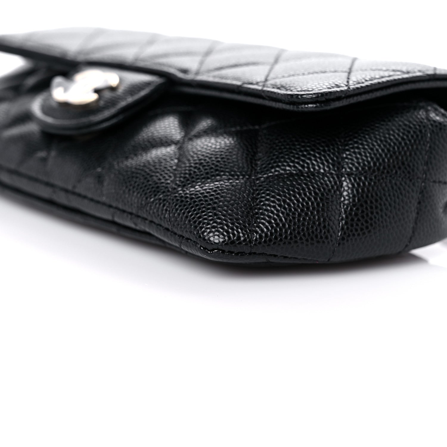 Chanel Caviar Quilted Glasses Case With Chain Black 10 of 11