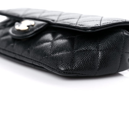 Chanel Caviar Quilted Glasses Case With Chain Black 10 of 11