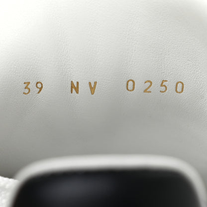 Louis Vuitton Calfskin Monogram Debossed Time Out Sneakers 39 Black 8 of 8