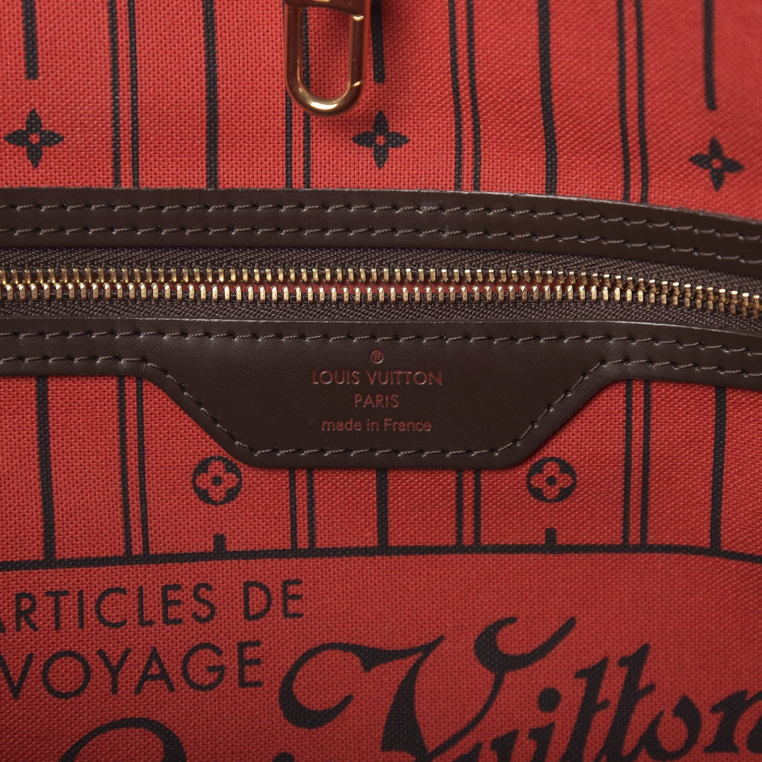 Louis Vuitton Damier Ebene Neverfull MM 6 of 10