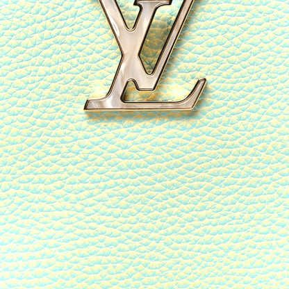 Louis Vuitton Taurillon Summer Stardust Mini Capucines  Vert D'eau 7 of 10