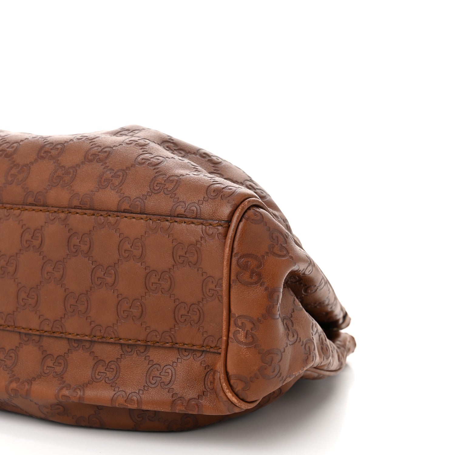 Gucci Guccissima Medium Sukey Tote Brown 10 of 11