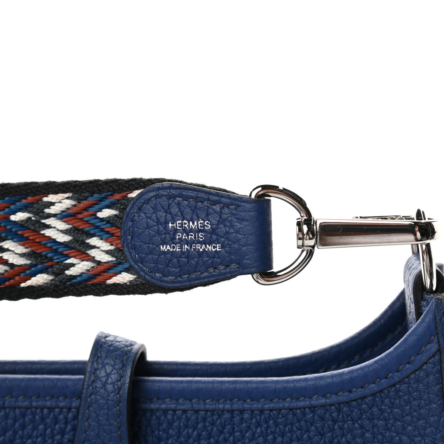 Taurillon Maurice Zigzag Evelyne TPM Bleu Saphir Bleu Zellige Indigo Black