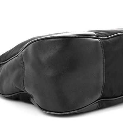 Prada Tessuto Nylon Hobo Black 8 of 13