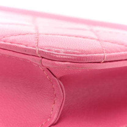 Chanel Lambskin Quilted Mini Crossing Times Flap Pink 16 of 16
