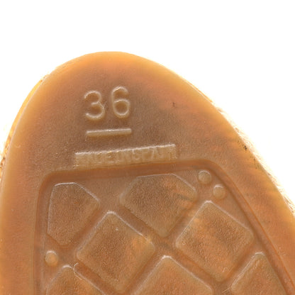 Chanel Lambskin CC Espadrilles 36 Beige Black 8 of 14