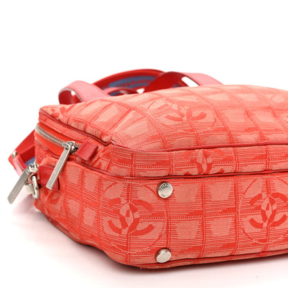 Chanel Nylon Small Travel Tote Red 10 of 15