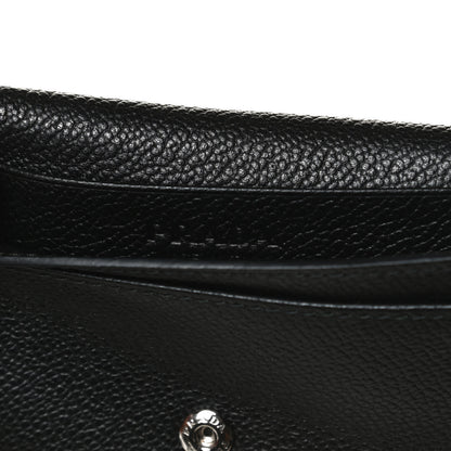 Prada Vitello Micro Grain Card Holder Black 6 of 9