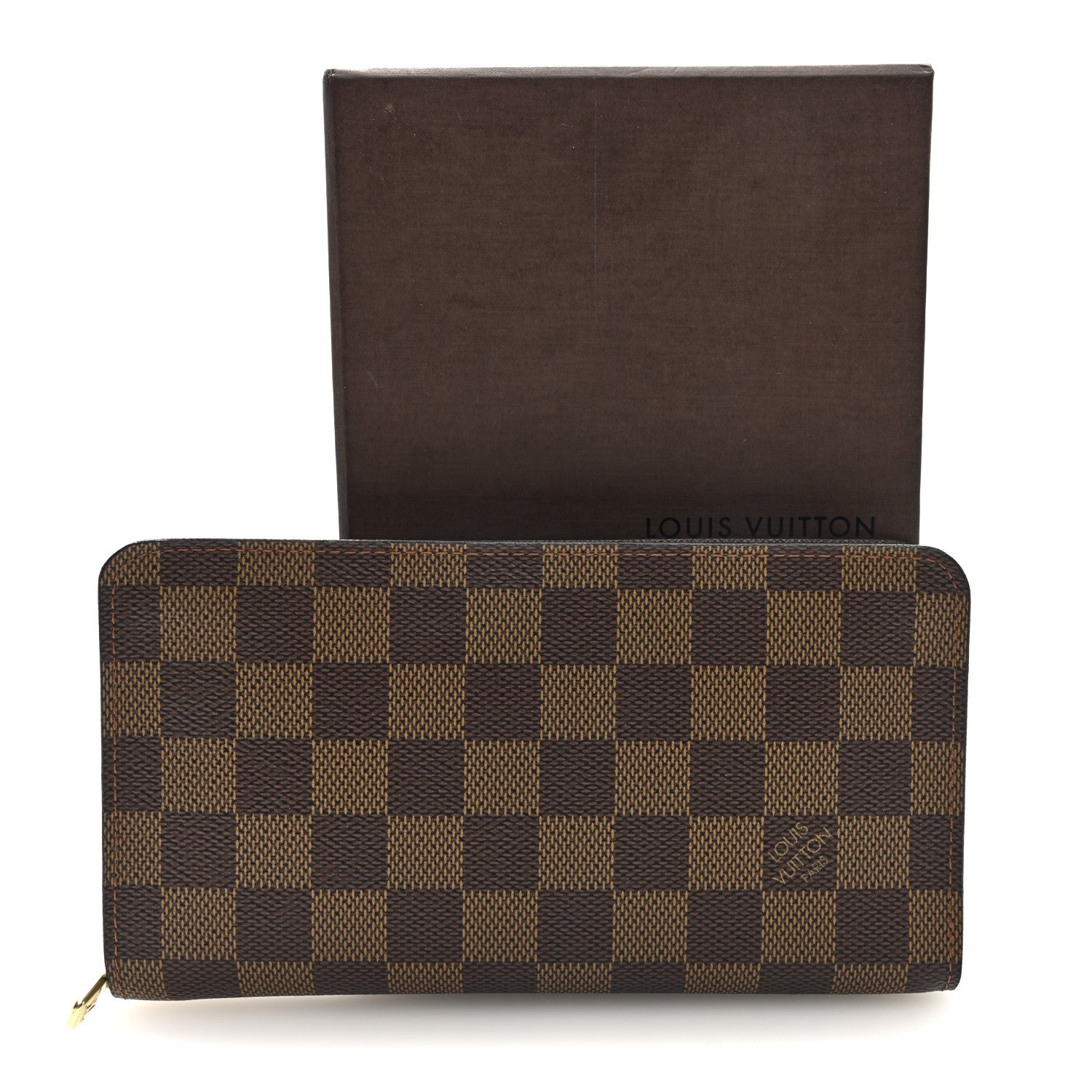 Louis Vuitton Damier Ebene Porte-Monnaie Zippe Zippy Wallet 7 of 7