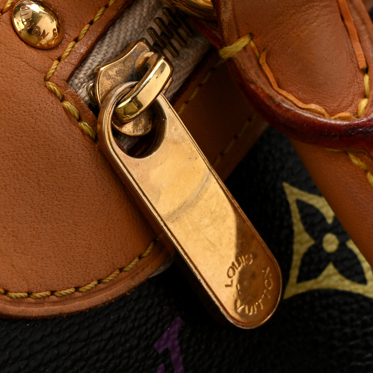Monogram Multicolor Rita Black