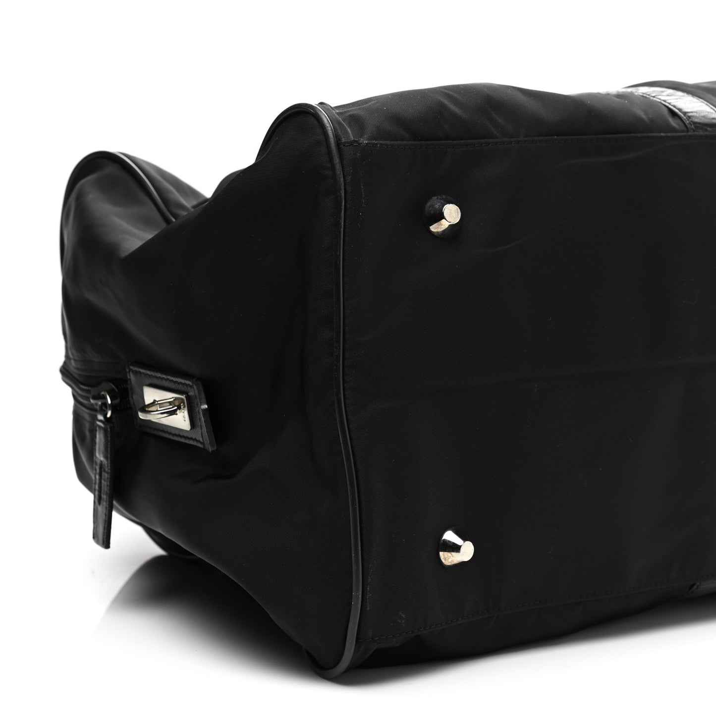 Nylon Viaggio Duffle Black